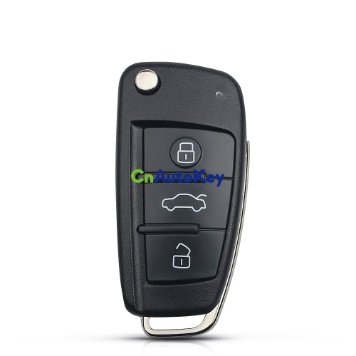 CS008017 Repalcement Folding Car Key Shell Auto Case For Audi TT Q3 A8 ...