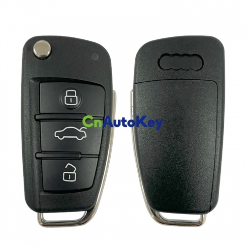 CS008043 FLIP Remote Key sHELL 3 Buttons For Audi A1 Q3 Remote ...