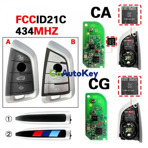 CN006137 Original for BMW smart remote control key 4 key FCC ID: ID21C ...